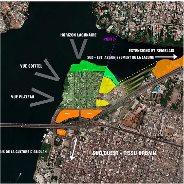 Plan de localisation Eburny Pearl