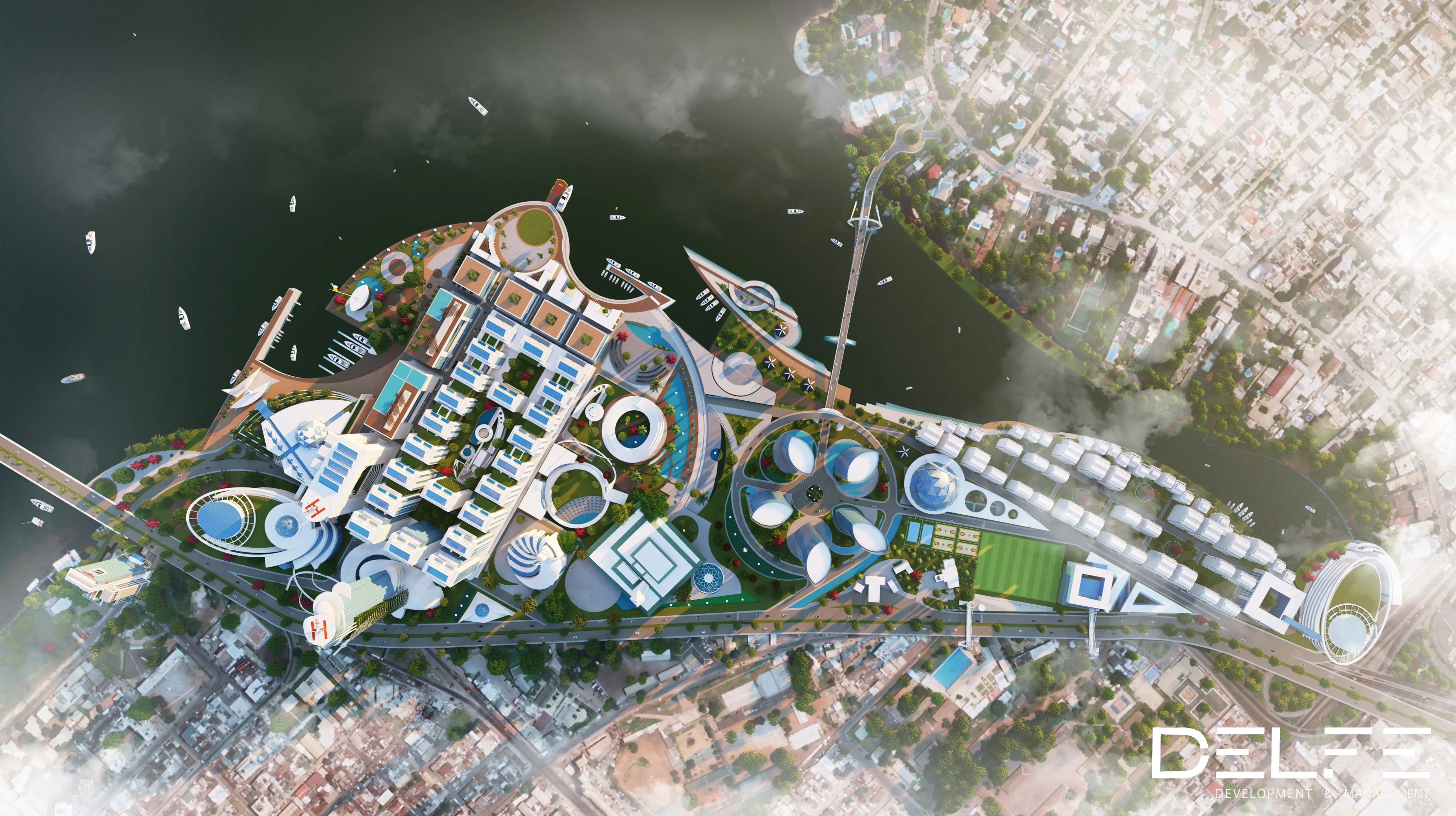Plan masse du projet Eburny Pearl